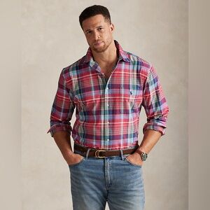 Ralph Lauren Polo Plaid Oxford Shirt  XXL